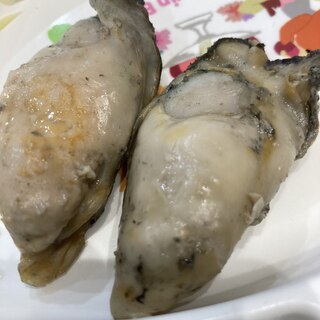 牡蠣の塩バター焼き